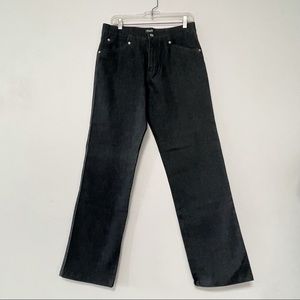 D&G Dolce and Gabbana beachwear jeans / pants washed black Y2K designer denim
